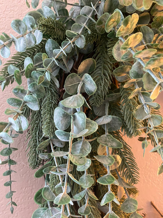 Eucalyptus and Winter Greenery with Bell